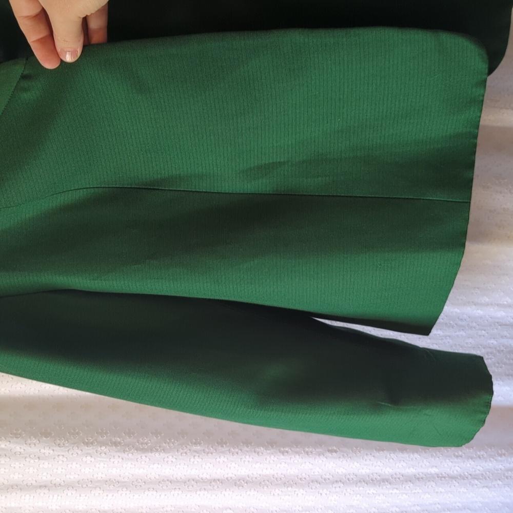 Talbots Emerald Green Cotton Silk Blazer Jacket Women's Size 20 NWT - Picture 9 of 11